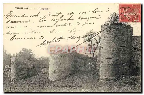 Ansichtskarte AK Thouars Les Remparts