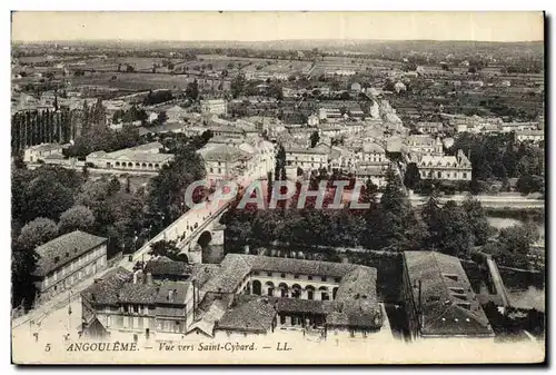 Cartes postales Angouleme Vue Vers Saint Cybard