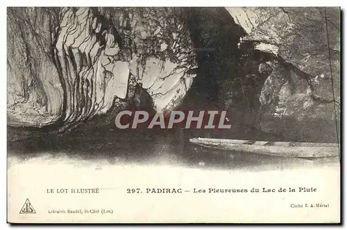 Cartes postales Le Lot Illustere Padirac Les Pleureuses Du Lac De La Pluie
