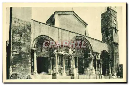 Ansichtskarte AK Aux Environs De Nimes Saint Gilles La Cathedrale