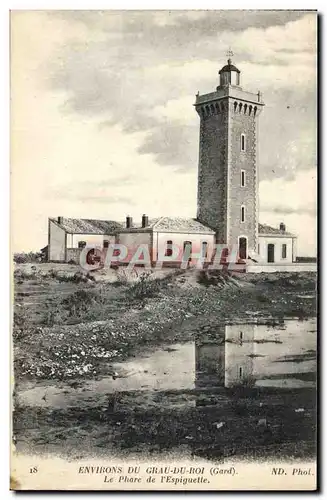 Cartes postales Environs Du Grau Du Roi Le Phare De l'Espiguette