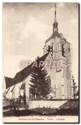 Ansichtskarte AK Environs De St Florentin Turny L&#39Eglise