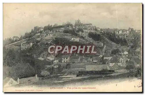 Cartes postales Avallon Vue Prise Du Lion Couche