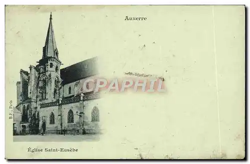 Ansichtskarte AK Auxerre Eglise Saint Eusebe