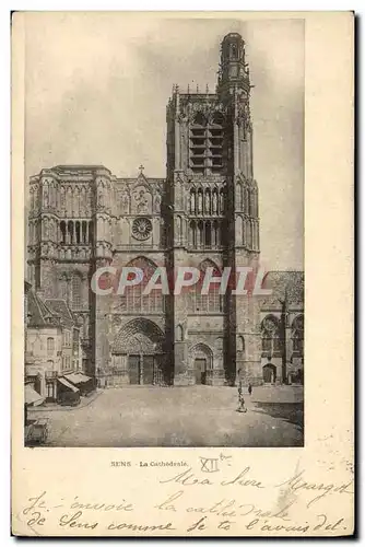 Cartes postales Sens La Cathedrale