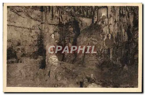 Cartes postales Grottes D'Arcy Sur Cure La Salon Gothique