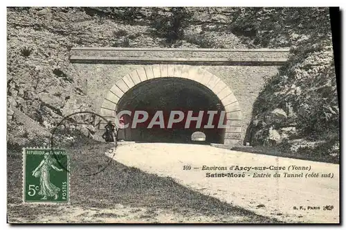 Cartes postales Environs D'Arcy Sur Cure Saint More Entree Du Tunnel