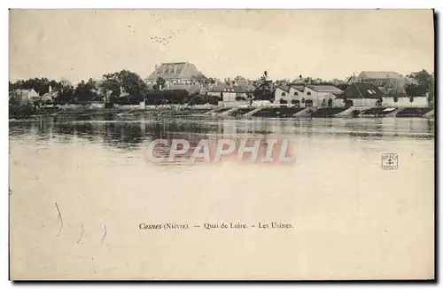 Cartes postales Cosnes Quai De Loire Les Usines