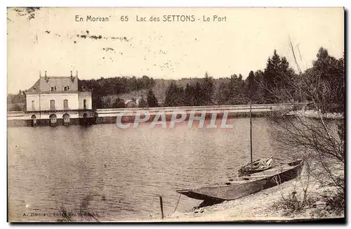 Cartes postales En Morvan Lac Des Settons Le Port