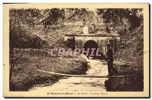 Ansichtskarte AK St Honore Les Bains Le Desert Le Pont Roman