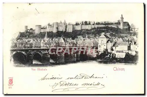 Cartes postales Vue Generale Chinon