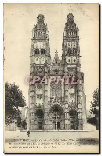 Cartes postales Tours La Cathedrale Saint Gatien