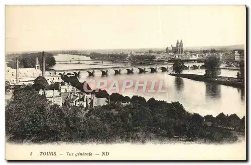 Cartes postales Tours Vue Generale