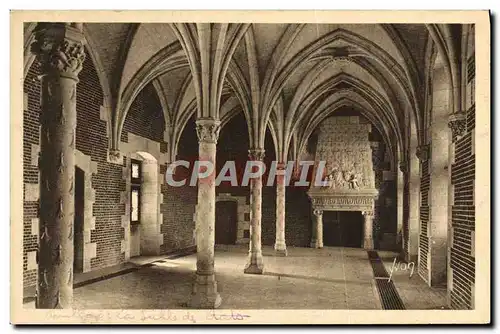 Cartes postales La Douce France Chateaux De La Loire Chateau D&#39Amboise La Salle Des Etats