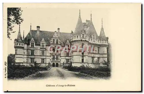 Cartes postales Chateau d&#39Azay Le Rideau