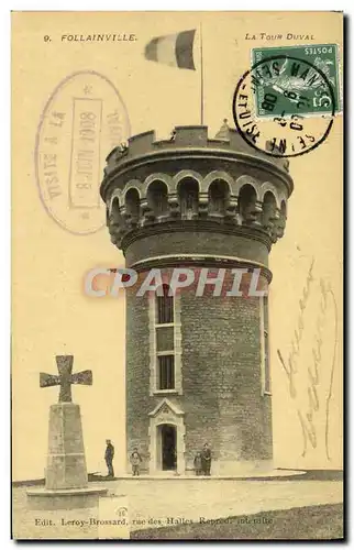 Cartes postales Follainville La Tour Duval (carte toilee)