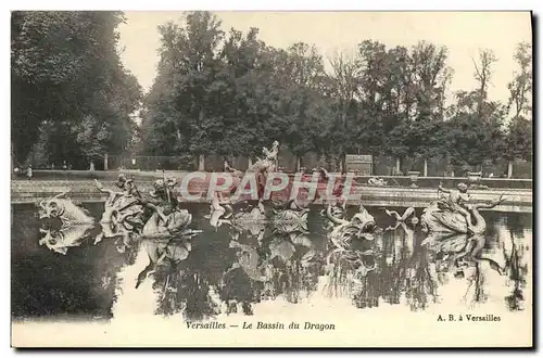 Ansichtskarte AK Versailles Le Bassin Du Dragon