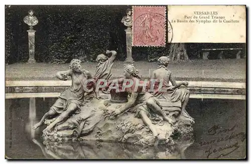 Cartes postales Versailles Parc Du Grand Trianon Le bassin des nymphes dit la Cueillette