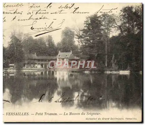 Cartes postales Versailles Petit Trianon La Maison Du Seigneur