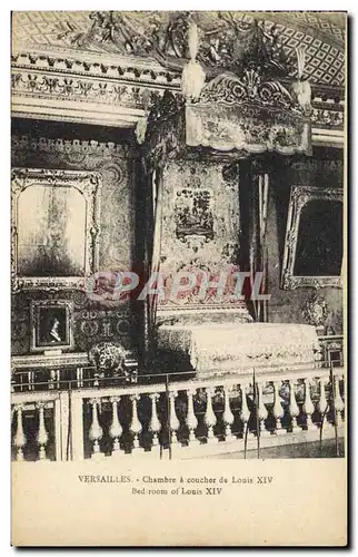 Cartes postales Versailles Chambre A Coucher De Louis XIV