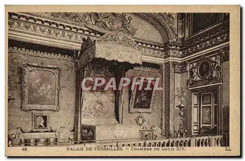 Cartes postales Palais De Versailles Chambre De Louis XIV