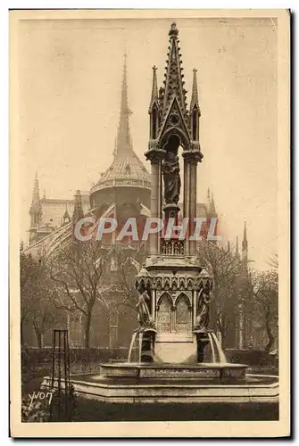 Cartes postales Paris En Flanant L&#39Abside De Notre Dame