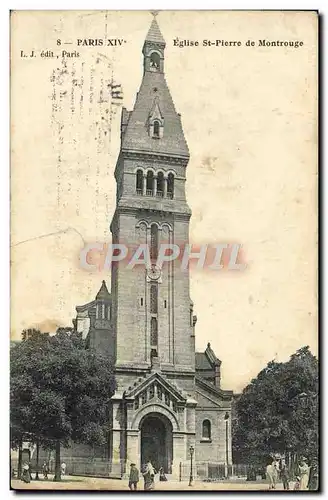 Cartes postales Paris Eglise St Pierre De Montrouge