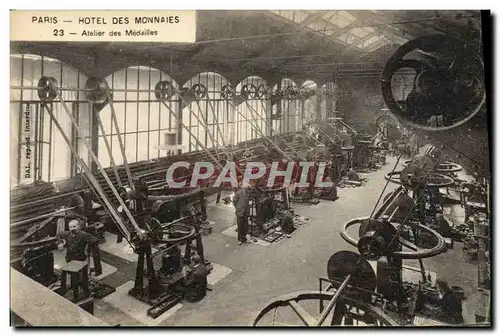 Cartes postales Paris Hotel Des Monnaies Atelier Des Medailles