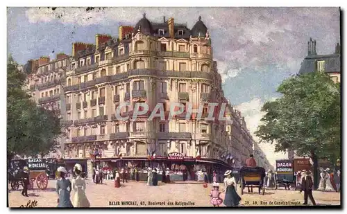 Cartes postales Bazar Mosceau Boulevard Des Batignolles Paris