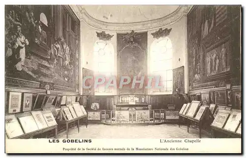 Cartes postales Les Gobelins L&#39Ancienne Chapelle Paris Musee