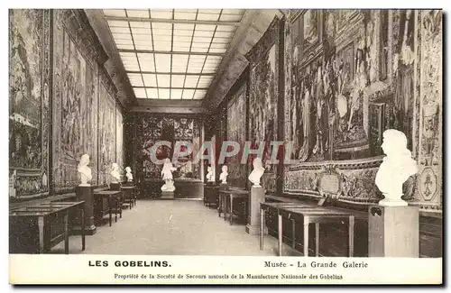 Ansichtskarte AK Les Gobelins Musee La Grande Galerie Paris Musee