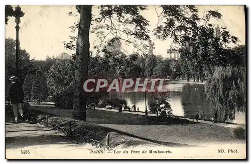 Cartes postales Paris Lac Du Parc De Monstouris