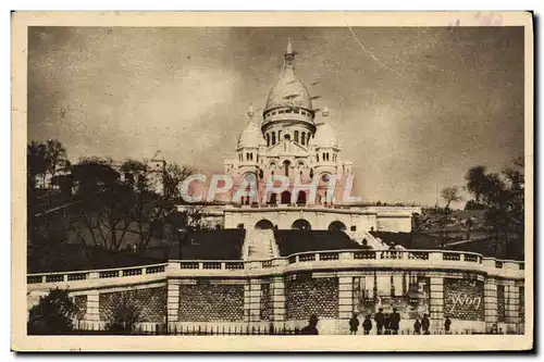 Ansichtskarte AK Paris En Flanant La Basilique Du Sacre Coeur Vue La Rue De Steinkerque