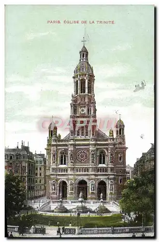 Cartes postales Paris Eglise De La Trinite