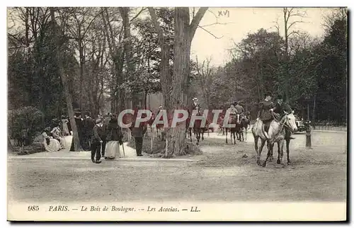 Ansichtskarte AK Paris Le Bois De Bouloge Les Acacias Cheval Chevaux Cavaliers