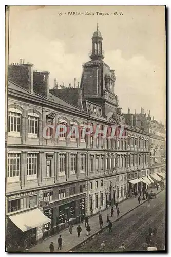 Cartes postales Paris Ecole Turgot