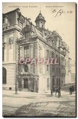 Cartes postales Paris Hotel Fleubet Ecole Massillon