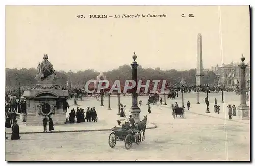 Cartes postales Paris La Place De La Concorde