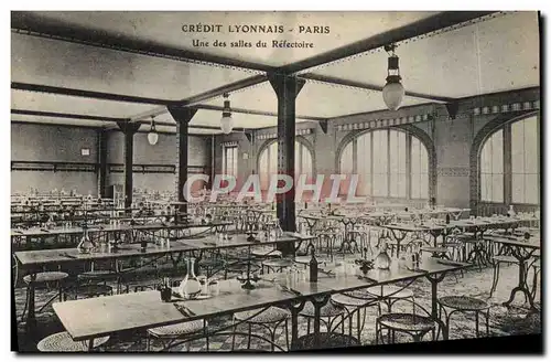 Cartes postales Credit Lyonnais Paris Une Des Salles Du Refectoire Banque