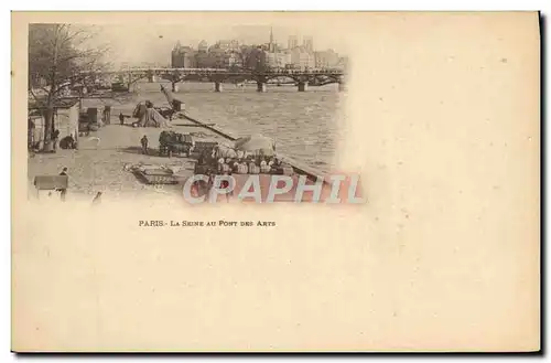 Cartes postales Paris La Seine Au Pont Des Arts