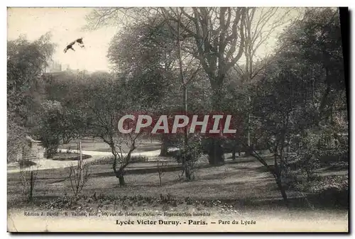 Cartes postales Lycee Victor Duruy Paris Parc Du Lycee