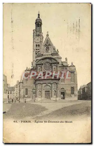 Cartes postales Paris Eglise St Etienne Du Mont