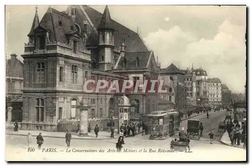 Ansichtskarte AK Paris Le Conservatoire Des Arts Et Metiers Et La Rue Reaumur