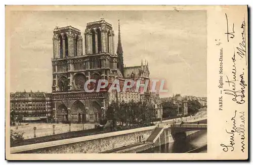 Cartes postales Paris Eglise Notre Dame