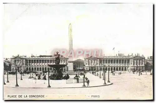 Cartes postales Place De La Concorde Paris