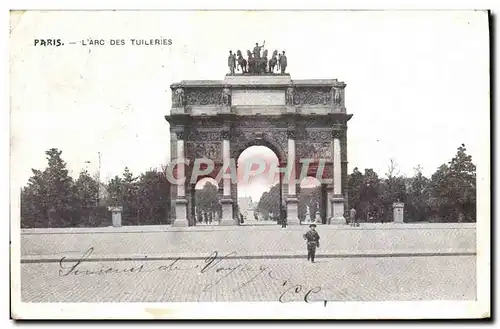 Cartes postales Paris L&#39Arc Des Tuileries