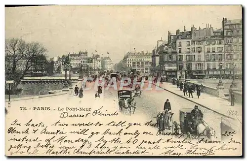 Cartes postales Paris Le Pont Neuf