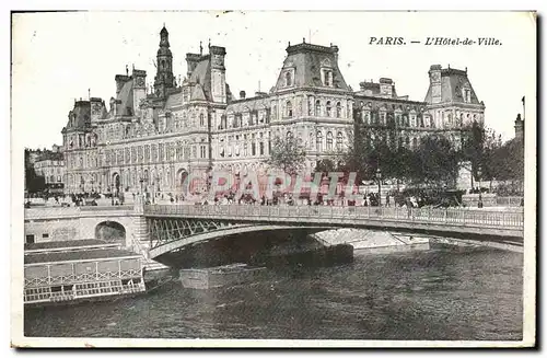 Cartes postales Paris L&#39Hotel De Ville