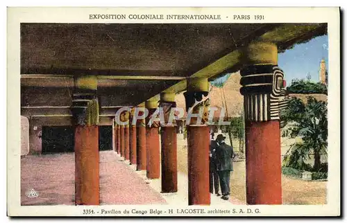 Ansichtskarte AK Exposition Coloniale Internationale Paris 1931 Pavillon Du Congo Belge