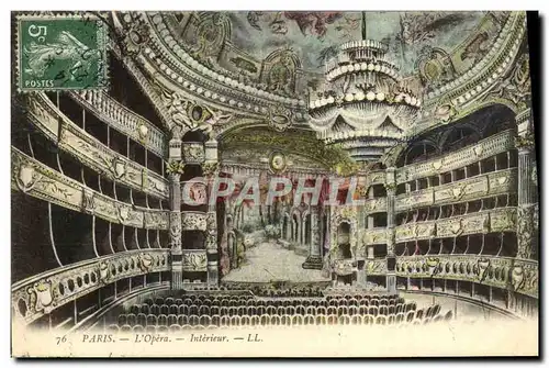 Cartes postales Paris L&#39Opera Interieur